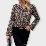 Róza | Leopardmintás blúz vad eleganciával 
