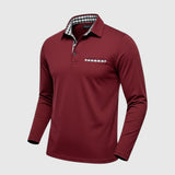 Iván | Elegáns ferfi hosszú ujjú polóing