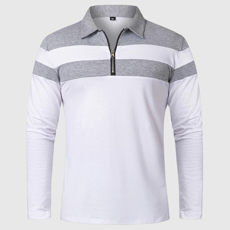 Ábel | Cipzáros elegáns ferfi pulóver