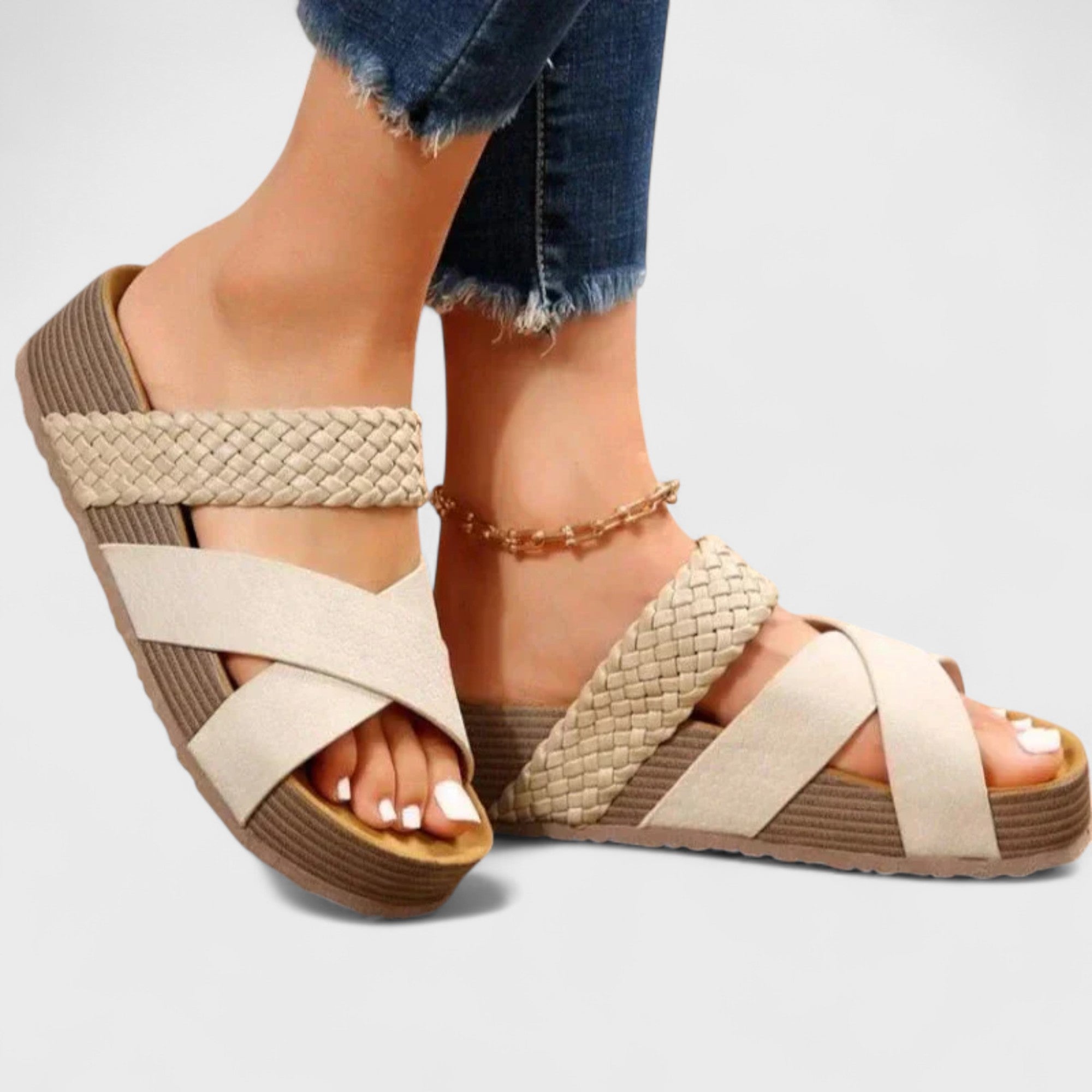 Lenka | Kényelmes are sílusos szandál